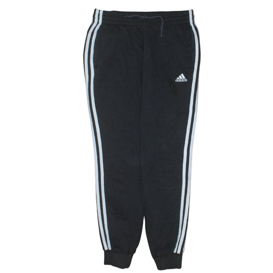 Adidas Women's Black L Jogger Activewear Trousers with Side Stripes