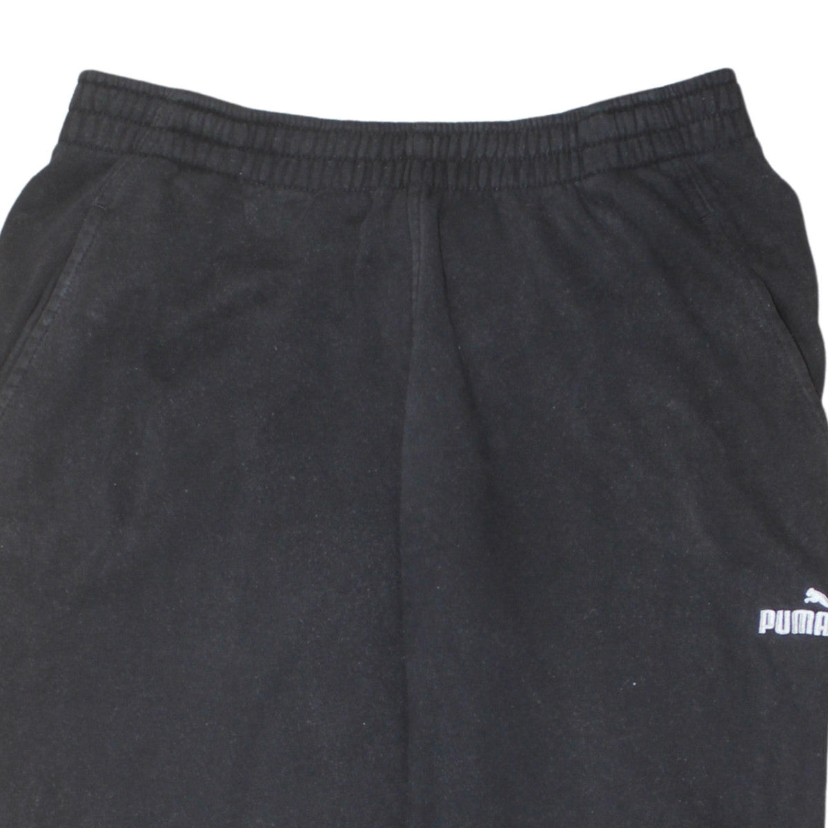 Additional view of Puma women’s black jogger sweatpants m cotton blend elastic waist