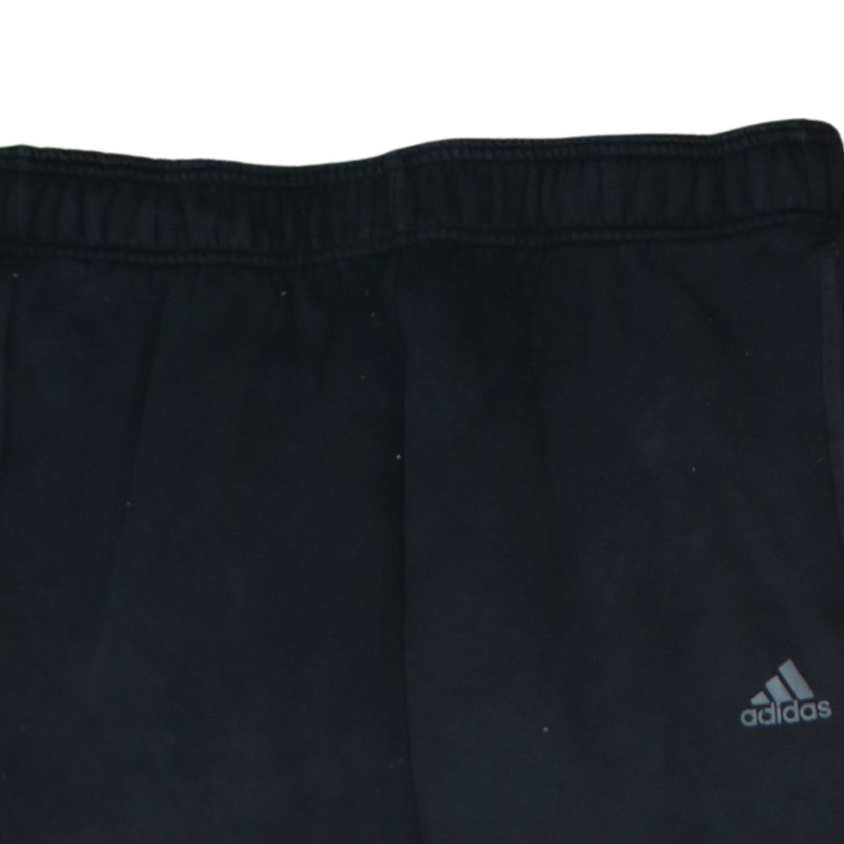 Additional view of Adidas women’s black fleece sweatpants, size UK 12, regular fit