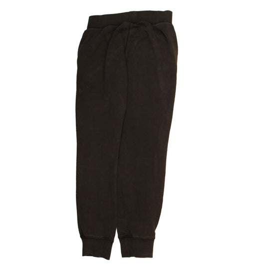 Adidas Men's Black Jogger Sweatpants S Fleece Tapered Fit