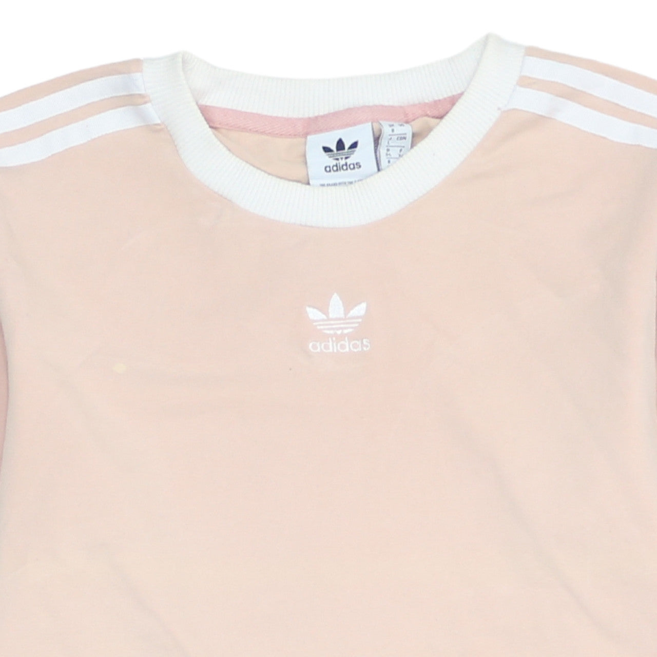 Adidas Women’s Pink Long Sleeve Crew Neck T-Shirt Size 8