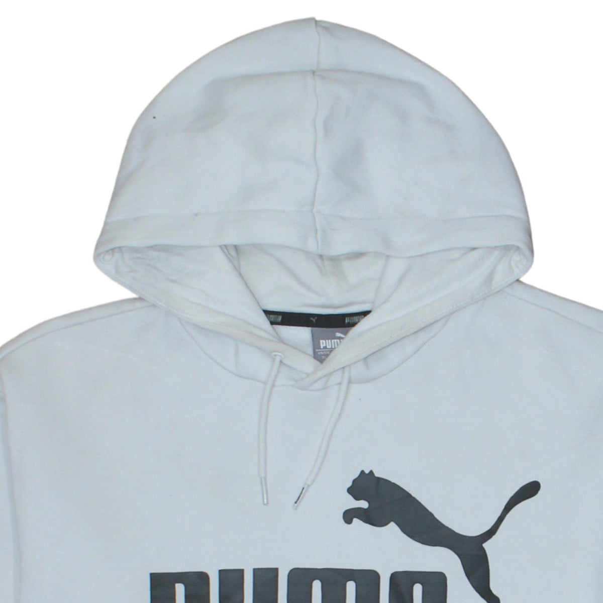 Additional view of Puma Men's White XL Pullover Hoodie Graphic Logo Sweatshirt