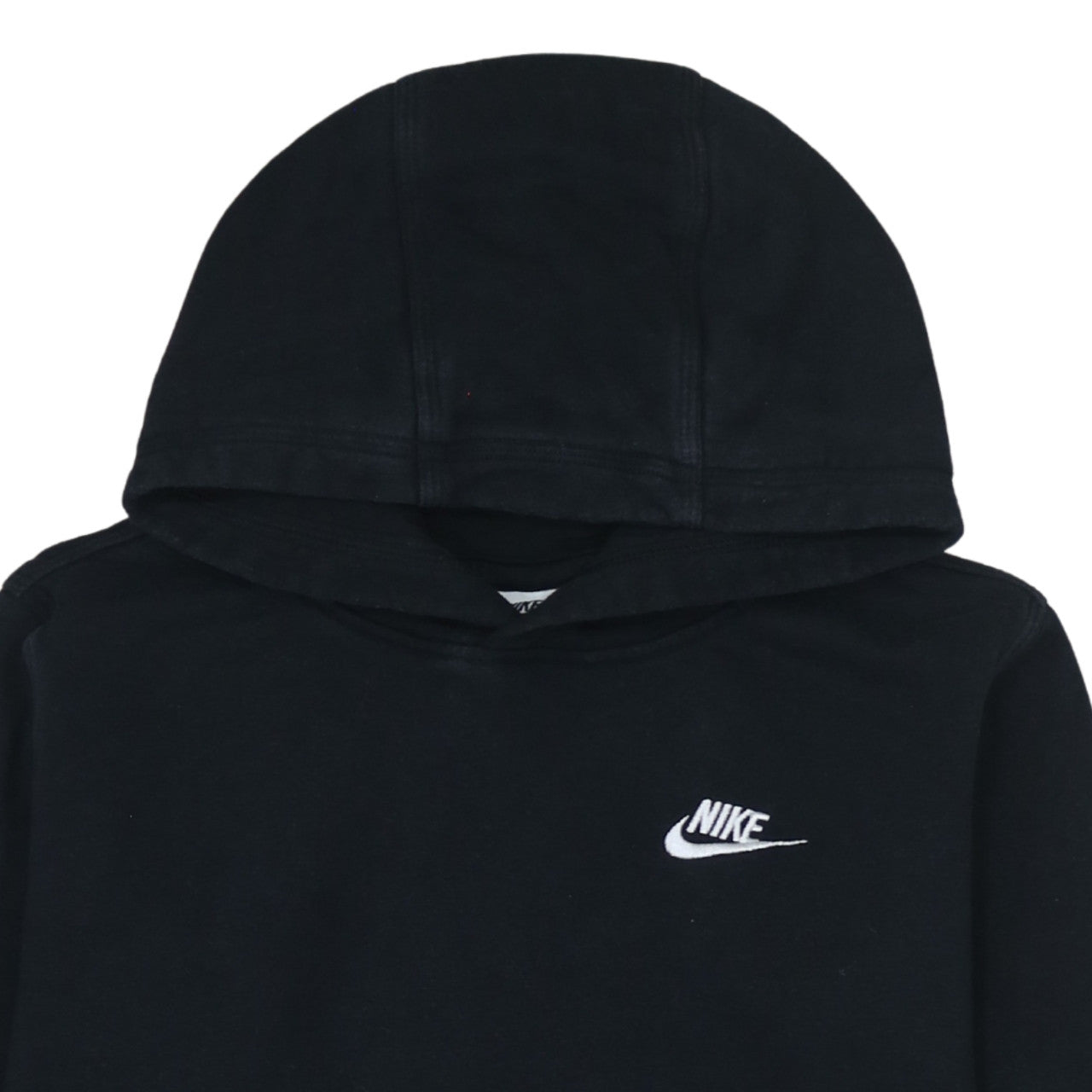 Nike Boys Black XL Pullover Hoodie with Logo