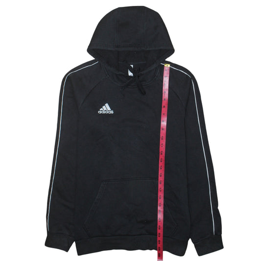 Adidas Men's Black Pullover Hoodie Size S Sports Fleece Sweatshirt
