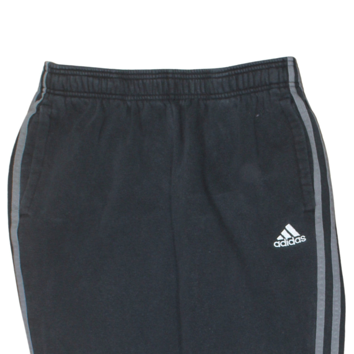 Additional view of Adidas Men's Black Jogger Sweatpants S Elastic Waist Tapered Fit