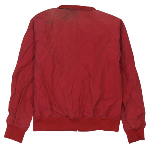 Robe Di Kappa Men's Red Bomber Jacket Medium Zip Up Sports Style