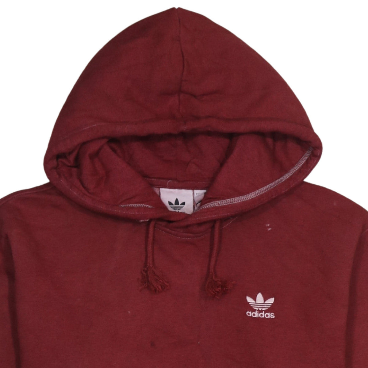 Additional view of Adidas Men's Red Pullover Hoodie Small Fleece Sportswear