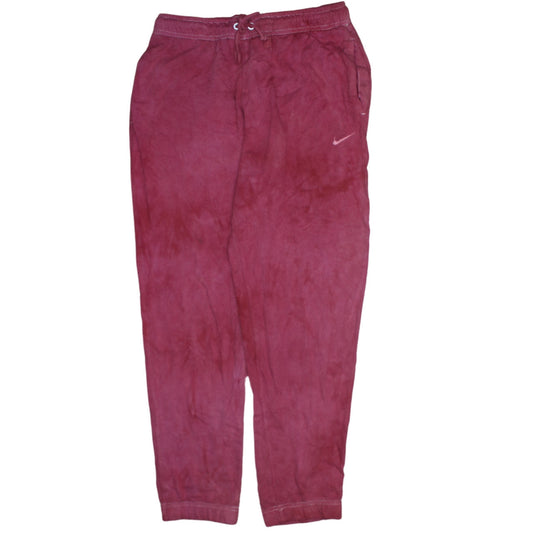 Nike Women's Red Jogger Sweatpants Size S Fleece Activewear