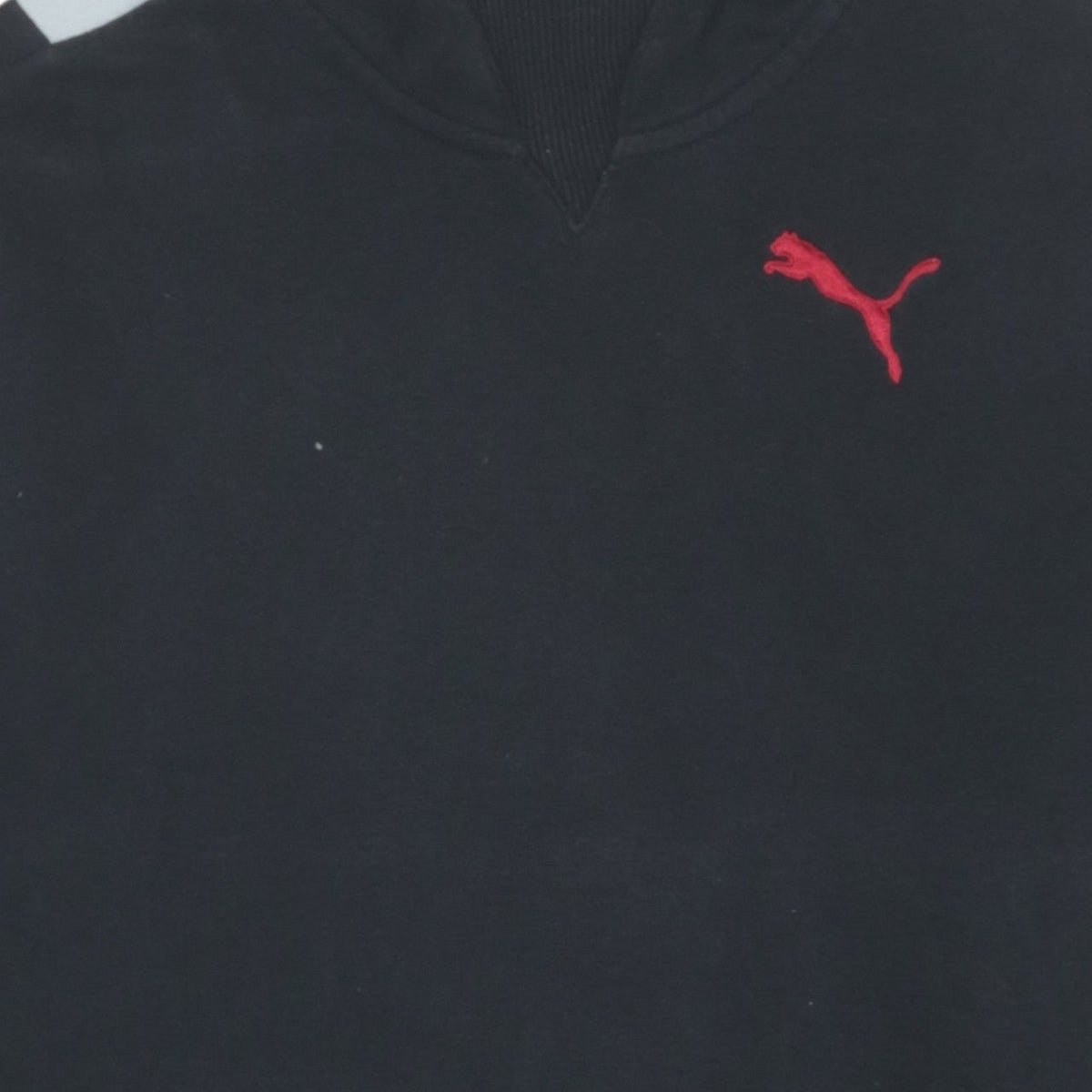 Additional view of Puma Men's Black Pullover Hoodie XS Logo Embroidered Fleece