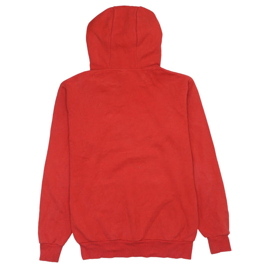 Ellesse Women's Red Pullover Hoodie UK 10 Logo Print Casual Sweatshirt
