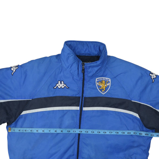 Kappa Mens Blue Large Brescia Calcio Track Jacket Football Style