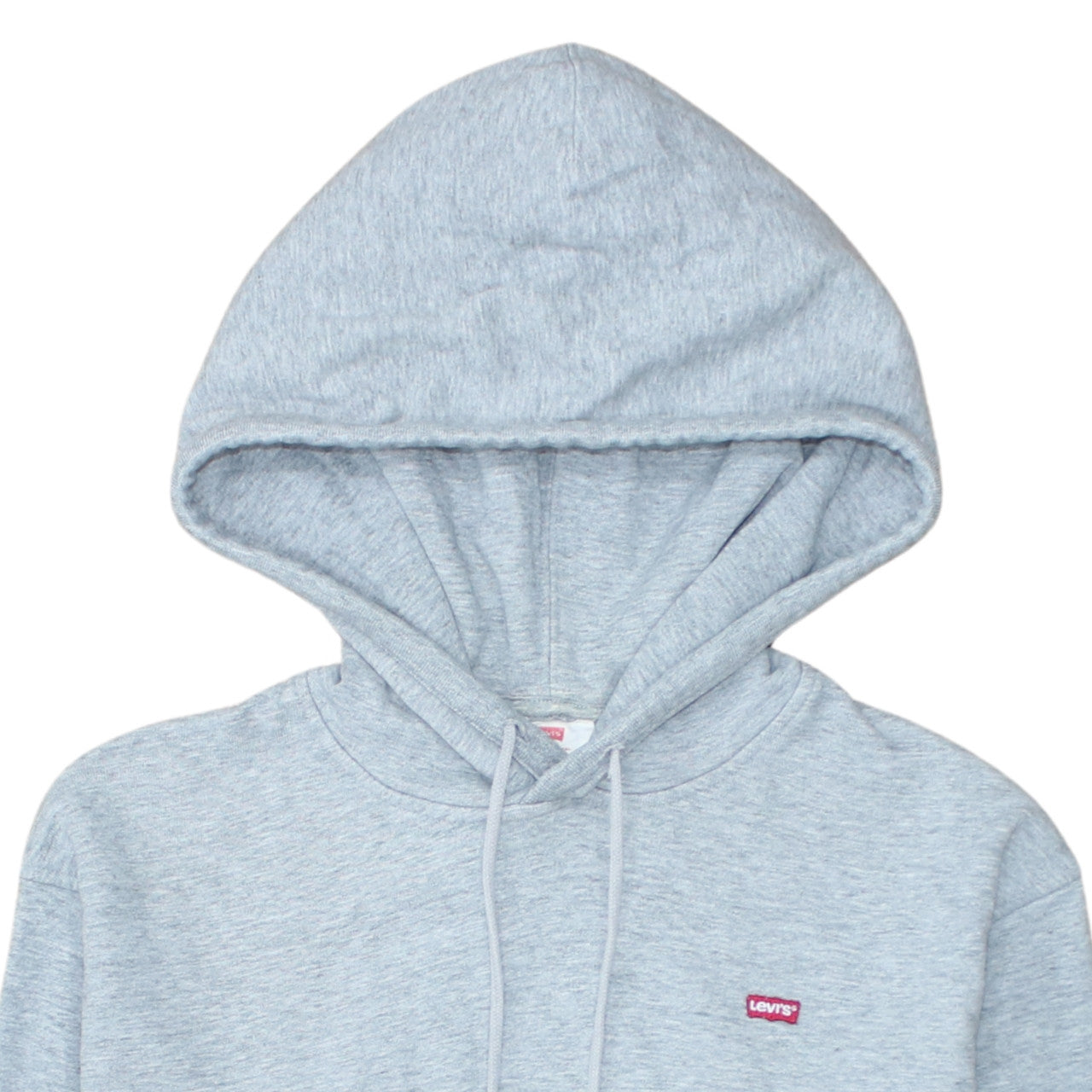 Levi's Men's Grey XS Pullover Hoodie with Logo Detail