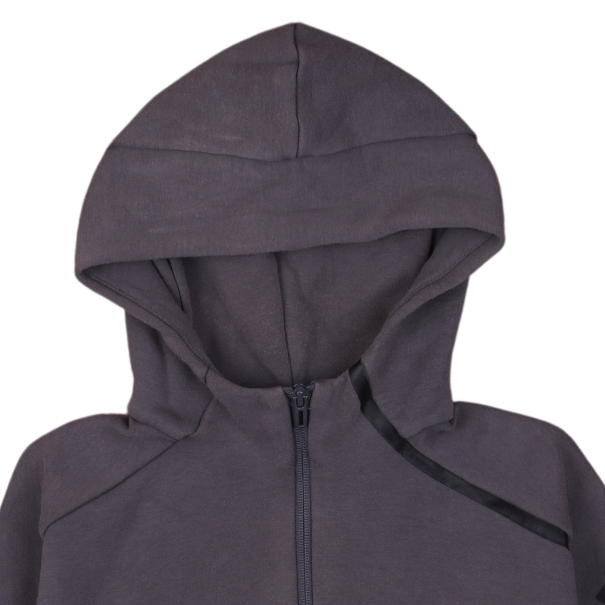 Brand and care label for Adidas boys’ grey full zip hoodie 11-12 years regular fit hooded sweatshirt