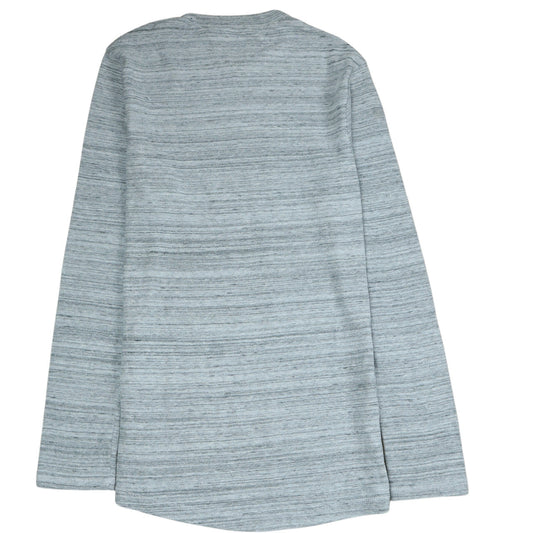 Tommy Jeans Men's Grey Cotton Crew Neck Pullover Jumper L