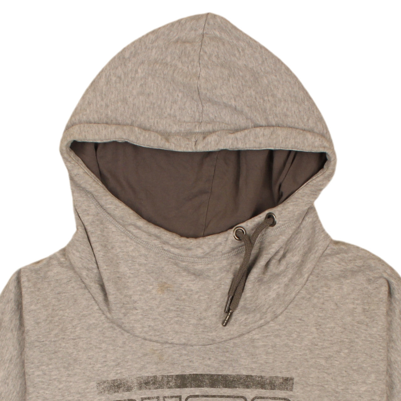 Puma Men's Grey Pullover Hoodie Size M Logo Fleece Sweatshirt