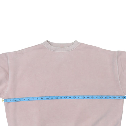 Reebok Men Pink Sweatshirt Medium Size Cotton Casual