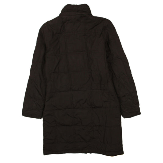 Reebok Women’s Black Long Puffer Coat Size 12 Winter Jacket
