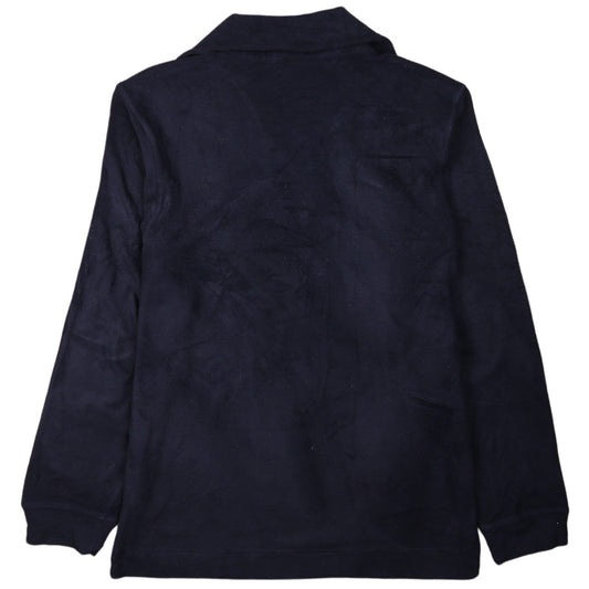 Champion Boys Black Fleece 1/4 Zip Sweatshirt Size 11-12 Years