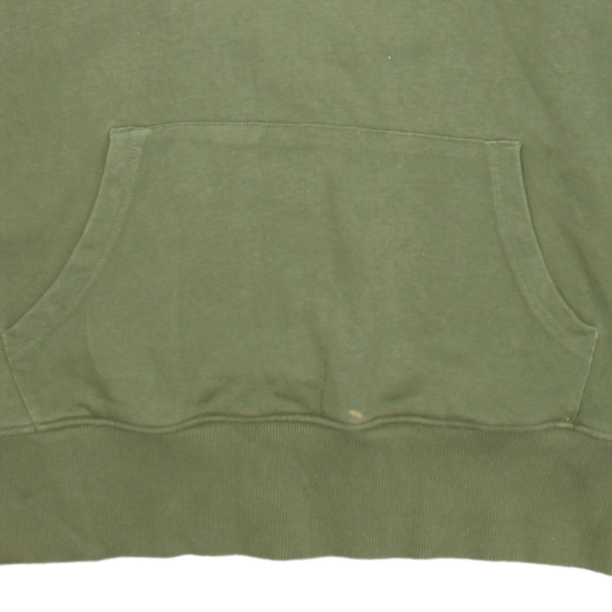 Additional view of Adidas women’s green embroidered pullover hoodie, size UK 10, relaxed fit