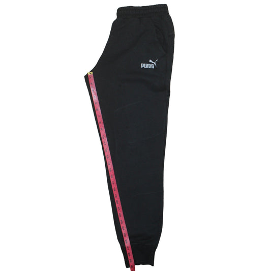 Puma Men's Black Jogger Sweatpants M Regular Fit Casual Tapered Trousers