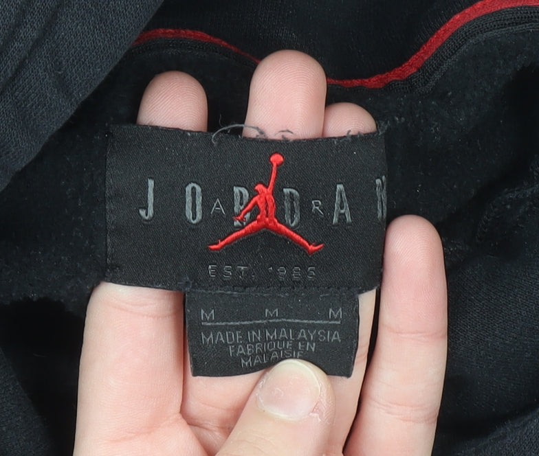 Additional view of Jordan Men's Black M Pullover Hoodie with Logos & Graphic Print