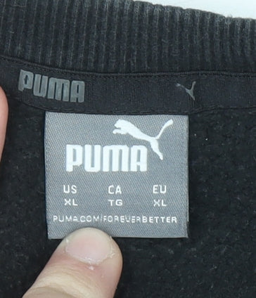 Additional view of Puma Men's Black XL Pullover Crew Neck Sweatshirt