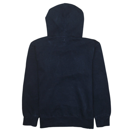 GAP Kids Boys Navy Blue XL Pullover Hoodie Cotton Blend Logo Design