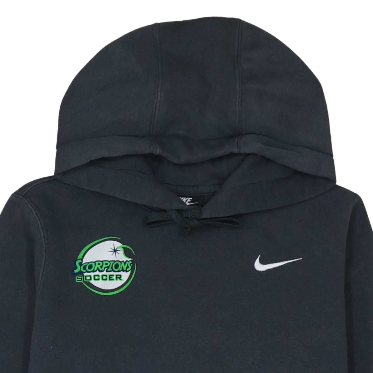 Nike Men's Black Pullover Hoodie M Scorpions Soccer Graphic