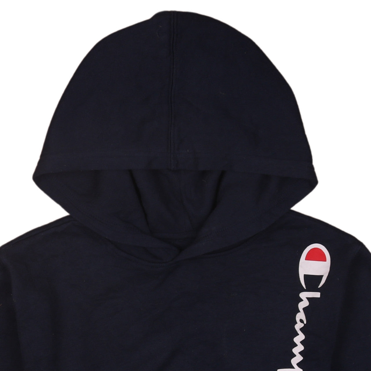 Champion Mens Blue XL Pullover Hoodie Logo Fleece Sweatshirt