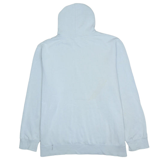 Fila Mens Blue Pullover Hoodie 2XL Sports Logo Hooded Sweatshirt