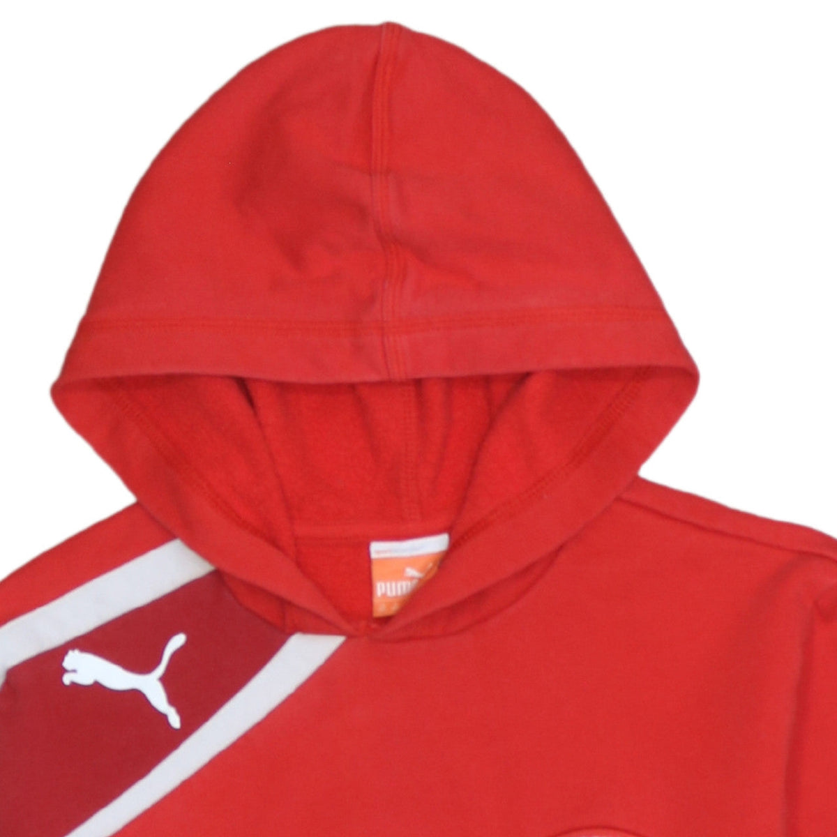Additional view of Puma boys’ red pullover hoodie 14 years 164cm tir eoghain logo sportswear