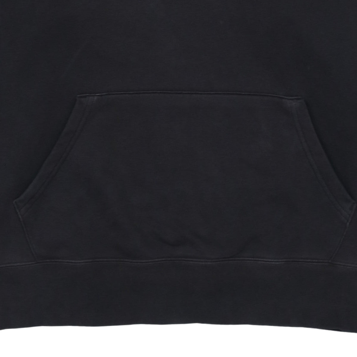 Additional view of Adidas women’s black & blue pullover hoodie, size UK 16, cotton blend