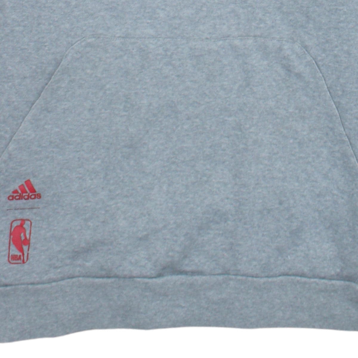 Additional view of adidas men’s grey bulls pullover hoodie xl basketball fleece