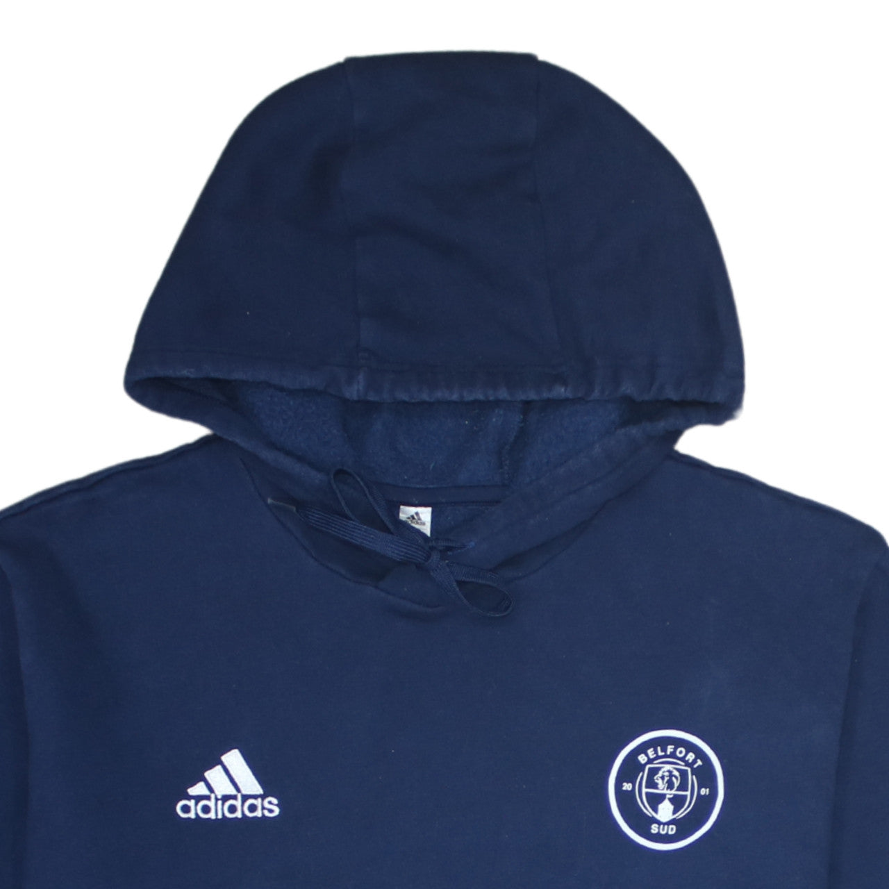 Additional view of Adidas Men Blue Belfort Sud Pullover Hoodie, size L, Sports Fleece