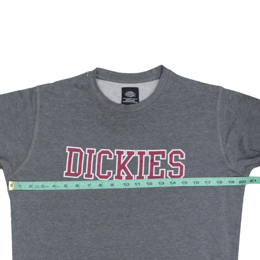 Dickies Men's Grey Logo Pullover Sweatshirt Medium