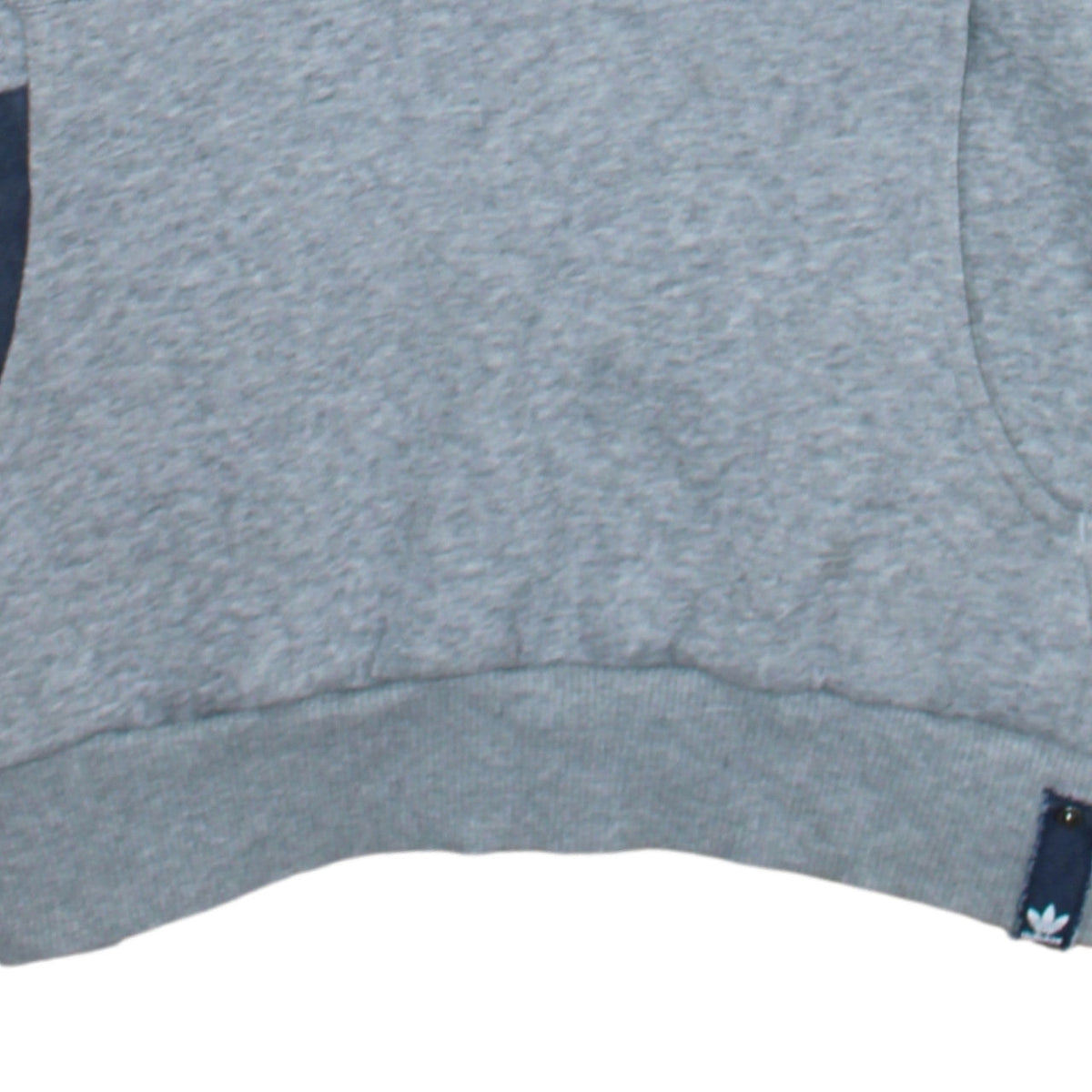 Additional view of Adidas men’s grey henley hoodie medium sports hooded sweatshirt