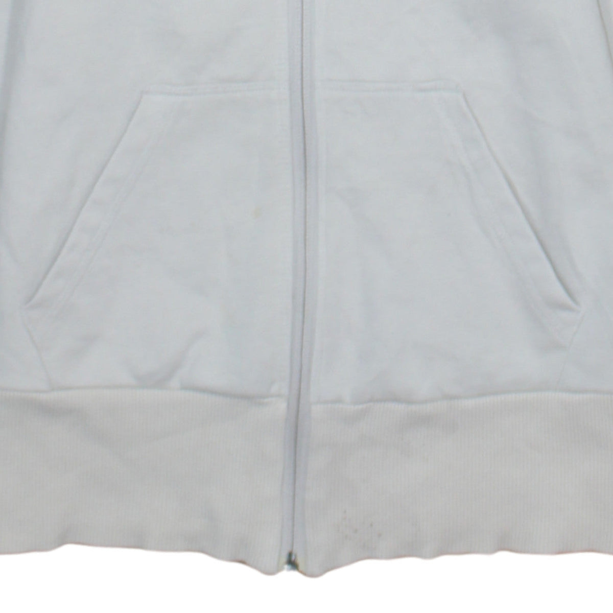 Additional view of Adidas girls’ white full zip hoodie m sports casual lightweight
