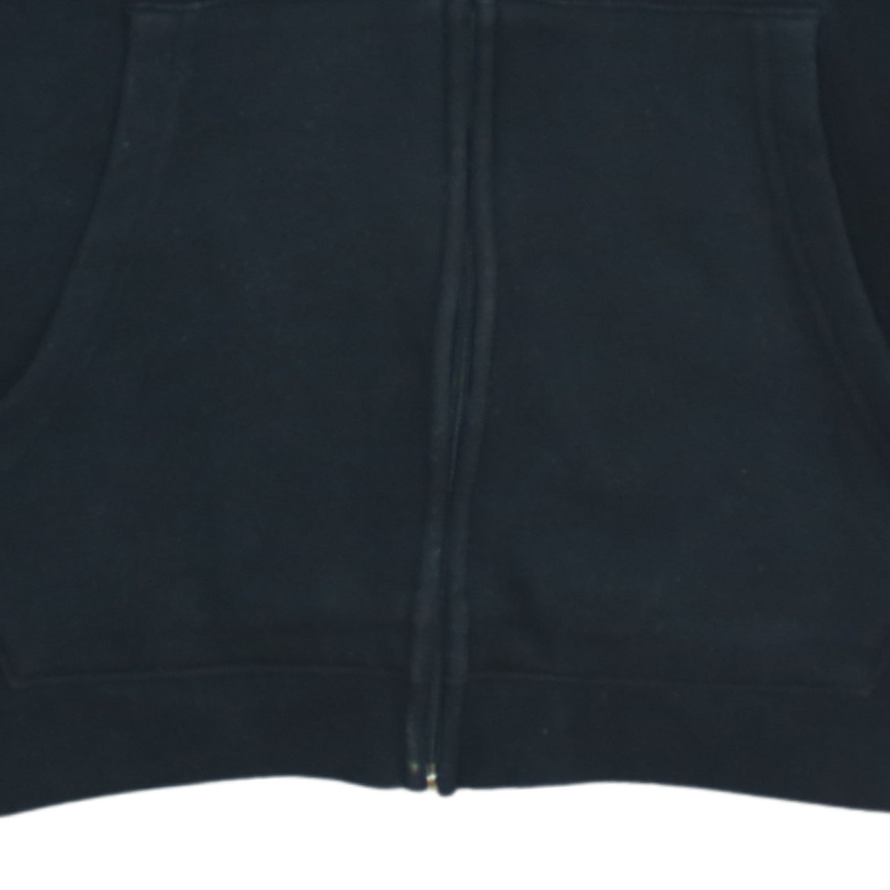 Champion Boys Black Full Zip Sweatshirt Size 13-14 Years Logo Tape Classic