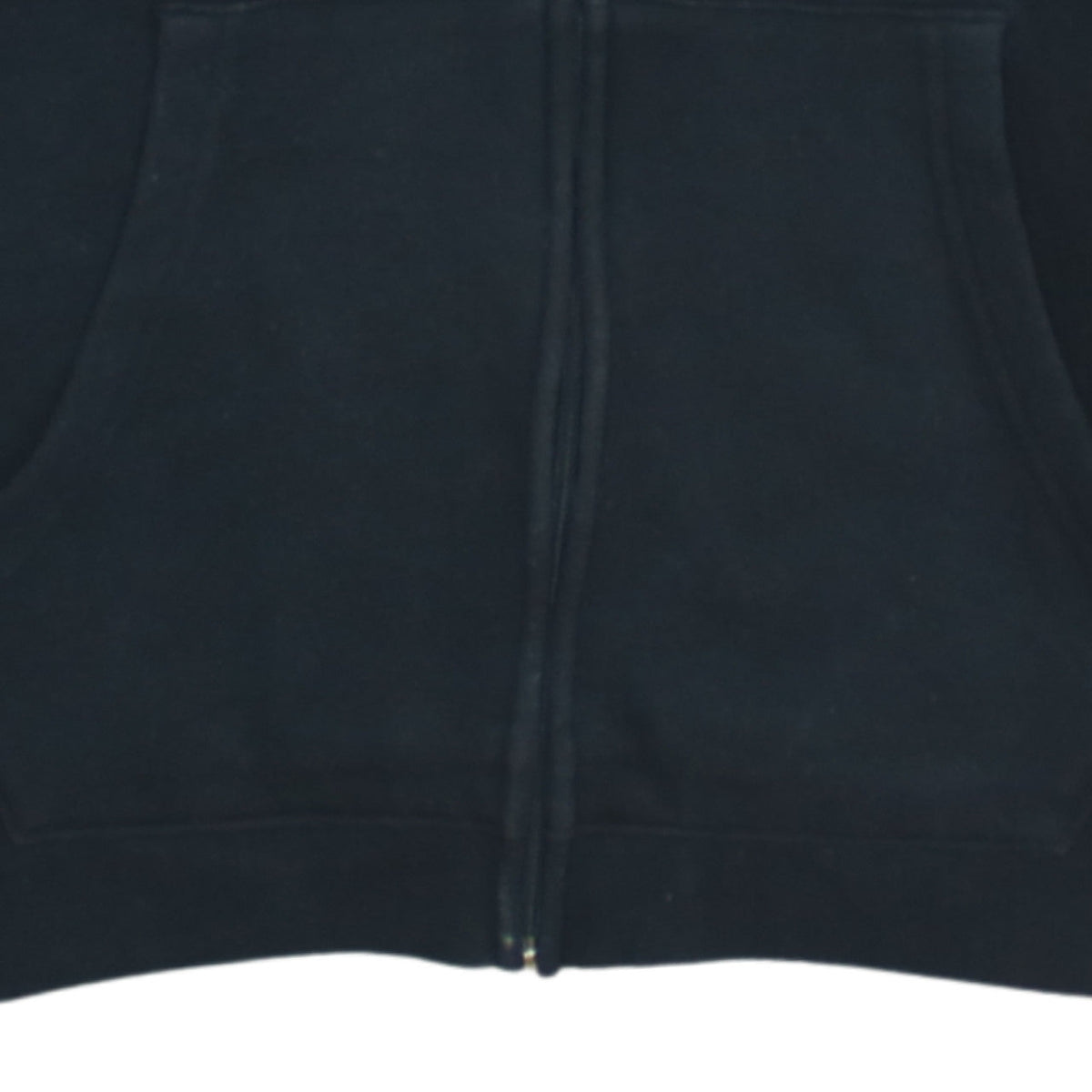 Additional view of Champion boys’ black full zip sweatshirt, size 13-14, years logo tape classic