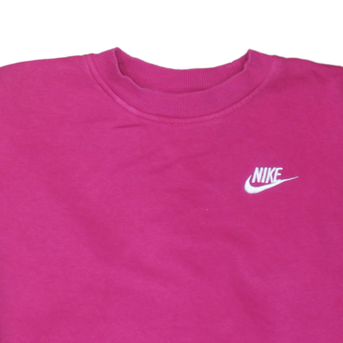 Additional view of Nike girls’ pink crew neck pullover sweatshirt, size S, 128–137cm