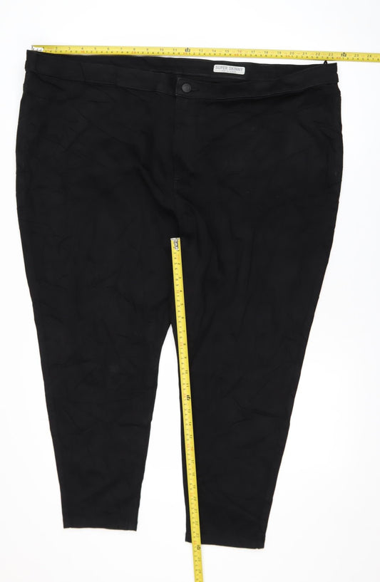 Marks and Spencer Women Black Size 30 Super Skinny Shorts