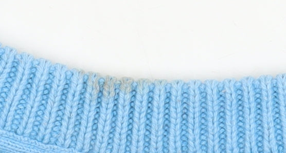 Additional view of Mantaray Women Blue Cable-Knit Jumper, size 14, Cotton Blend