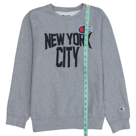 Champion Womens Grey XL Pullover Sweatshirt New York City Crew Neck