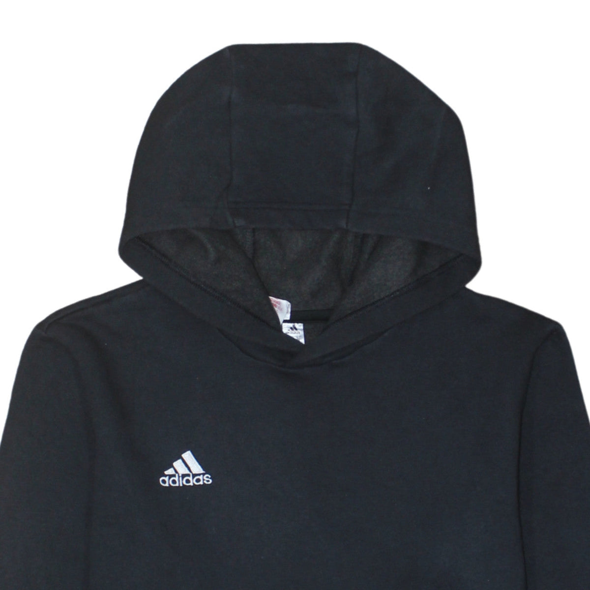 Additional view of Adidas boys’ black pullover hoodie 13-14 years fleece sweatshirt
