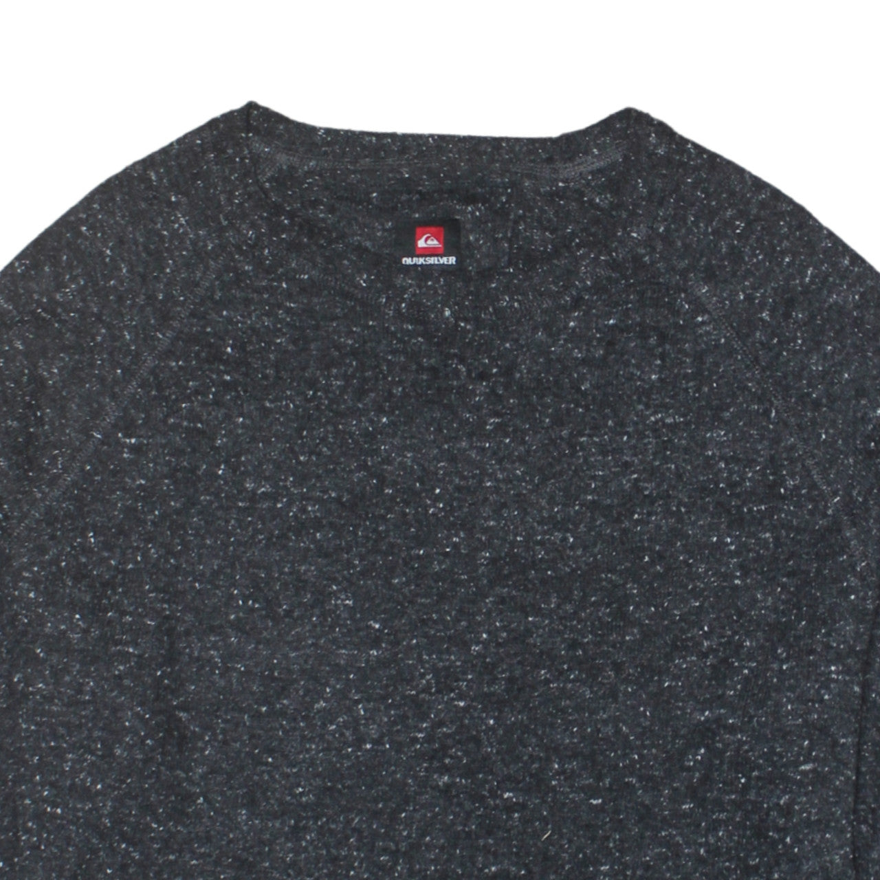 Quiksilver Men's Grey Knit Crew Neck Pullover Jumper Size L