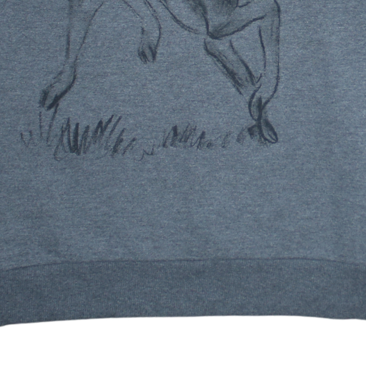 Disney Women Grey Bambi Sweatshirt XS Crew Neck Pullover