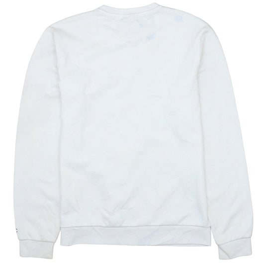Champion Boys White Crew Neck Sweatshirt 15-16 Years Logo Print