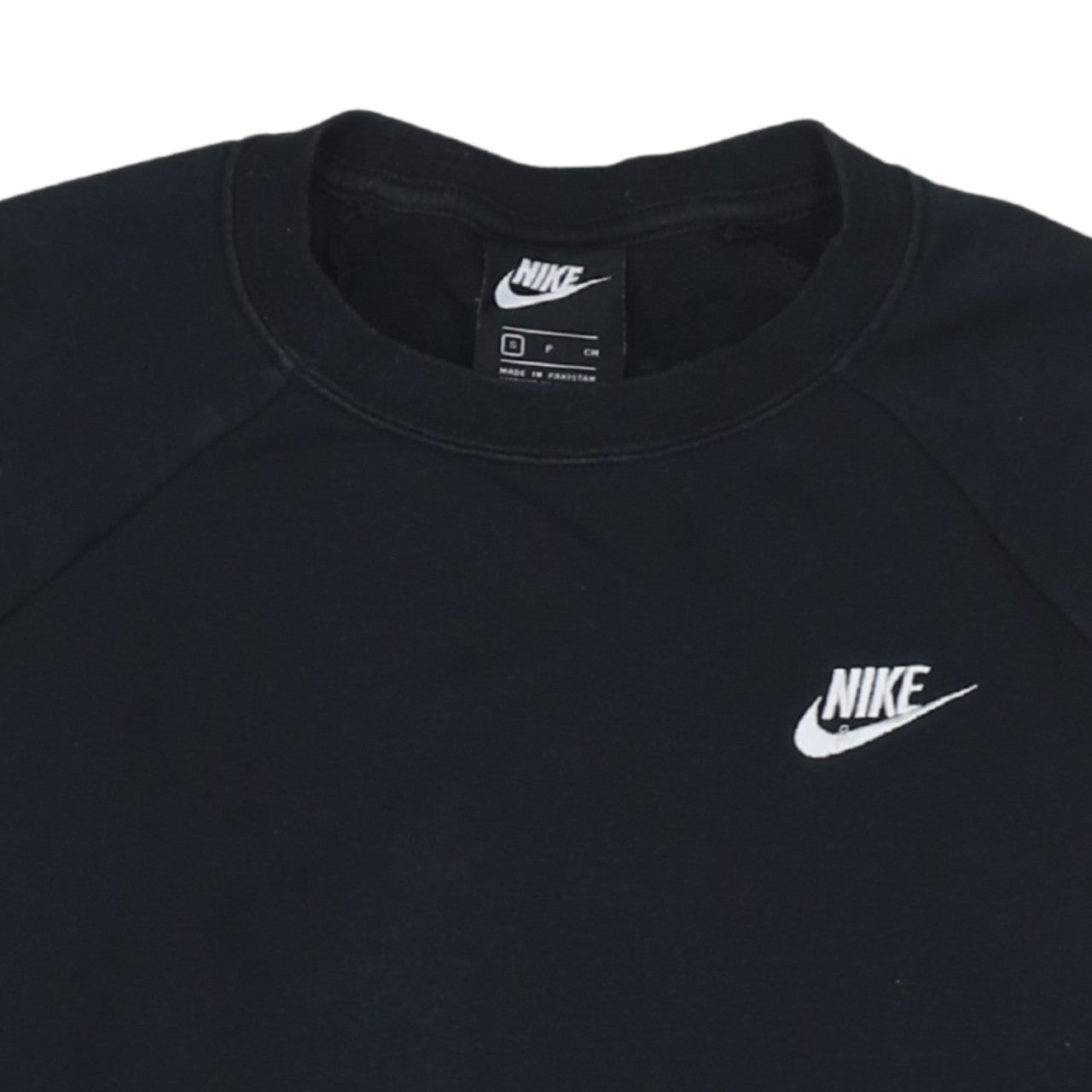 Nike Men's Black Pullover Crew Neck Sweatshirt Size S