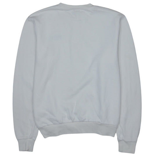 FILA Womens White XS Crew Neck Pullover Logo Sweatshirt