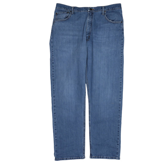 Wrangler Men's Blue Relaxed Fit Straight Denim Jeans 38W x 30L